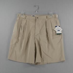 Vintage 90s NWT‎ Haley 100% Microfiber Pleated Shorts Mens Size 34 Made In USA